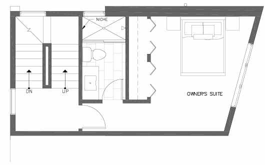 Third Floor Plan of 7215 5th Ave NE of the Verde Towns in Green Lake